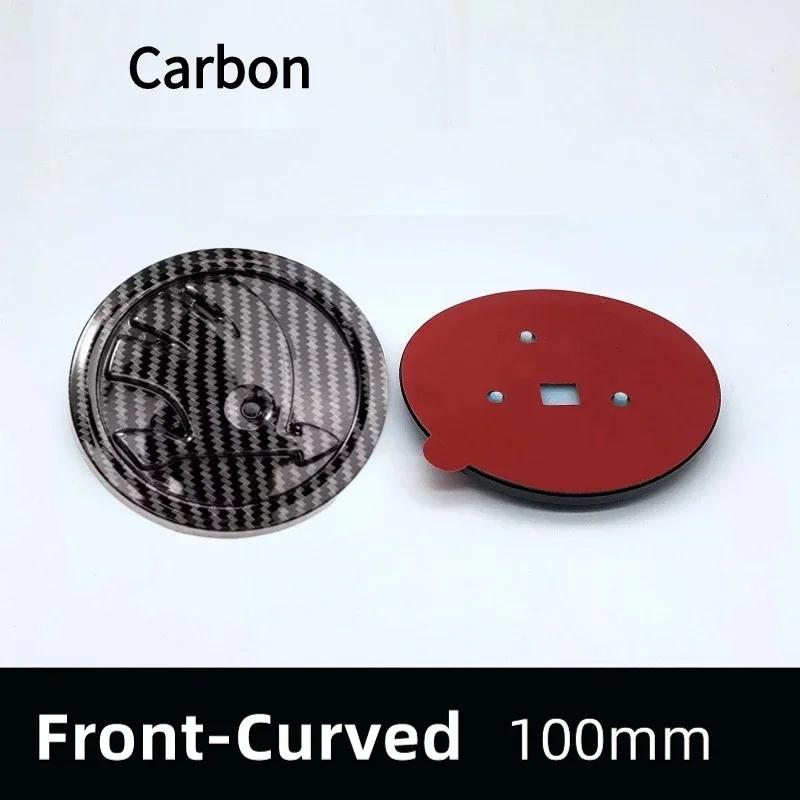 2025 Новый 100 мм ABS Автомобильная Передняя Эмблема Задний Значок Багажника Наклейка для Skoda Fabia 1 2 A7 Octavia RS Superb Rapid Yeti Karoq Авто Аксессуары