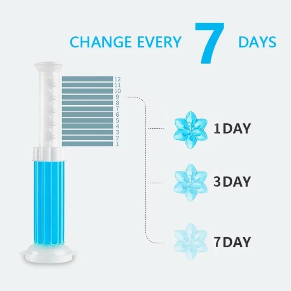 2шт Ароматический гель для чистки туалета Бытовой чистящий гель Моющее средство Аксессуары Дезодорант для туалета