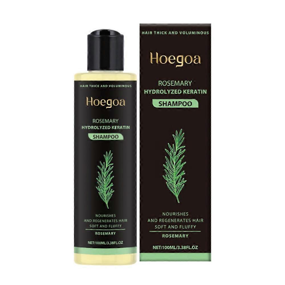 Tgideas Organic Rosemary Hair Growth Shampoo for Women and Men-Natural Thickening & Strengthening Shampoo with Hydrolyzed Keratin for Thinning Hair