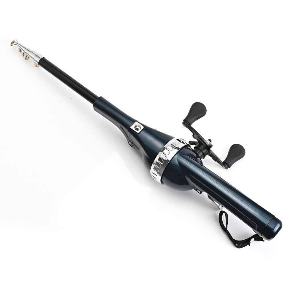 Foldable Fishing Rod 131cm Fish Tackle Set Mini Fish Pole Reel Combo  Outdoor Fishing