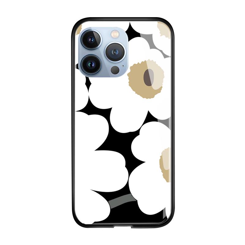 Чехол для телефона из закаленного стекла для iPhone 11 12 13 14 15 16 17 Redmi 10 12 14C Note10 Note14 Xiaomi 11Lite PocoC75 Мягкий край Ударопрочный Гладкий чехол