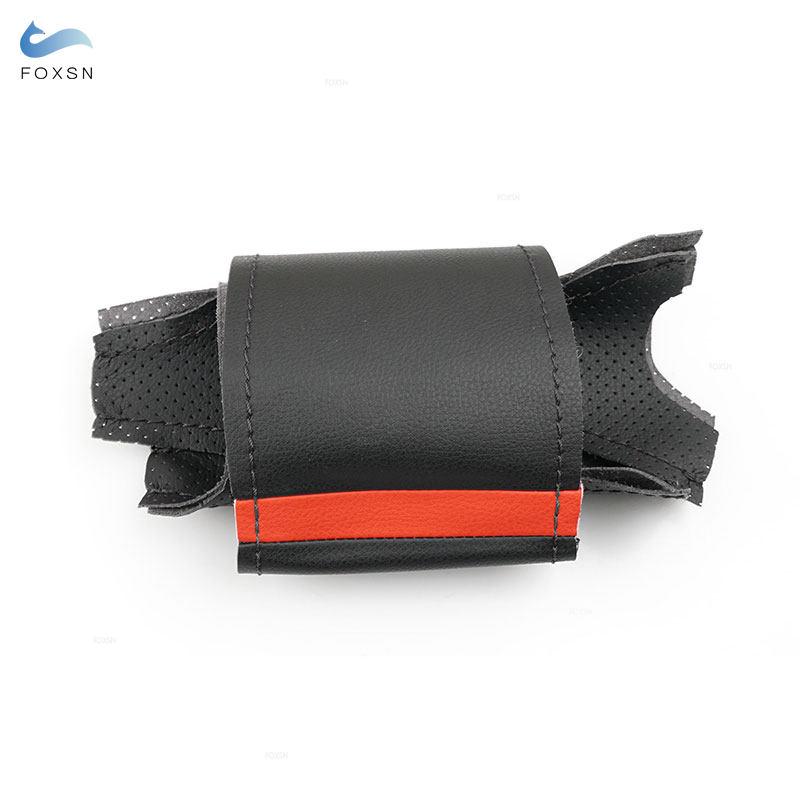 For Renault Clio 3 RS 2005 2006 2007 2008 2009 2010 2011 2012 2013 Hand-stitch Car Steering Wheel Cover Perforated Leather