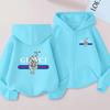 Kids Long Sleeves Cardigan Sweatshirt Girl Boy 3-12Years Hoodie Zipper Style Cute Tiger Sports Casual Fashion Loose Coat Clothes