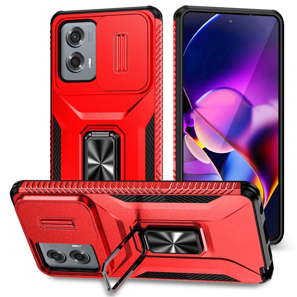 For Motorola Moto G Stylus 5G (2024) Case Camshield Kickstand TPU+PC Anti-Slip Phone Cover