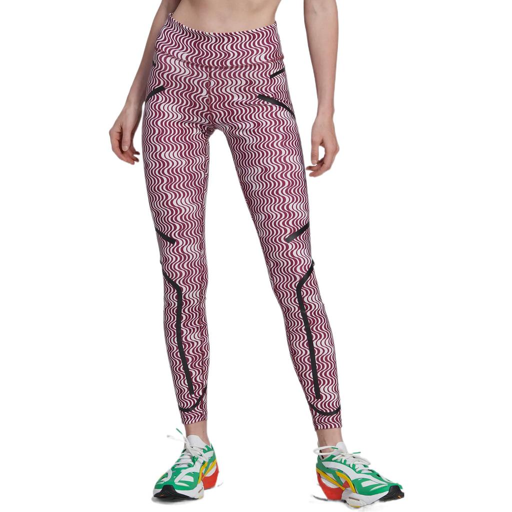 adidas X Stella McCartney Logo эластичные спортивные брюки с высокой талией женские брюки красные HG6885