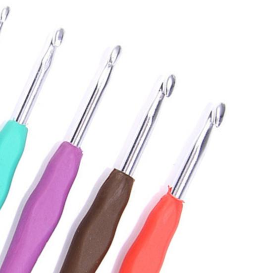 Набор крючков для вязания, несколько аксессуаров, прочная, удобная ручка, спицы для вязания крючком для бабушки