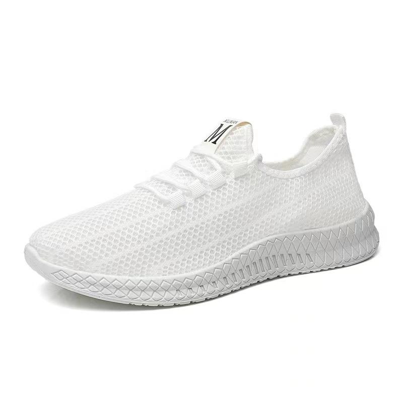 Мужская обувь летняя дышащая тонкая полая спортивная беговая сетчатая обувь мужская легкая сетчатая обувь