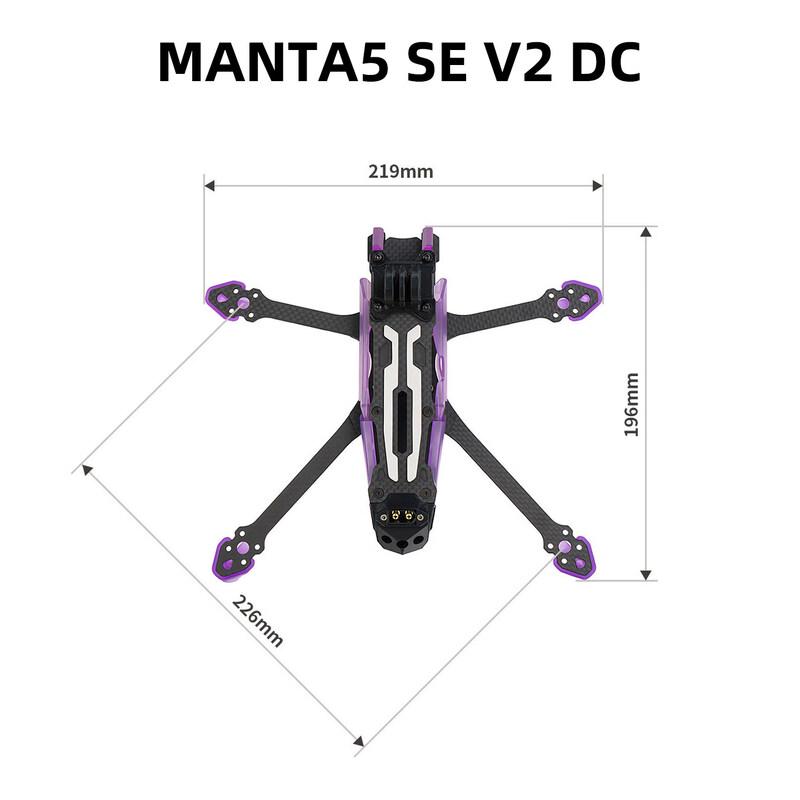 Axisflying MANTA 5 SE V2 Drone Frame