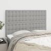 VidaXL Headboard Bedroom Furniture Bed Accessories Single Bed Heads Interior Light Grey 3116764