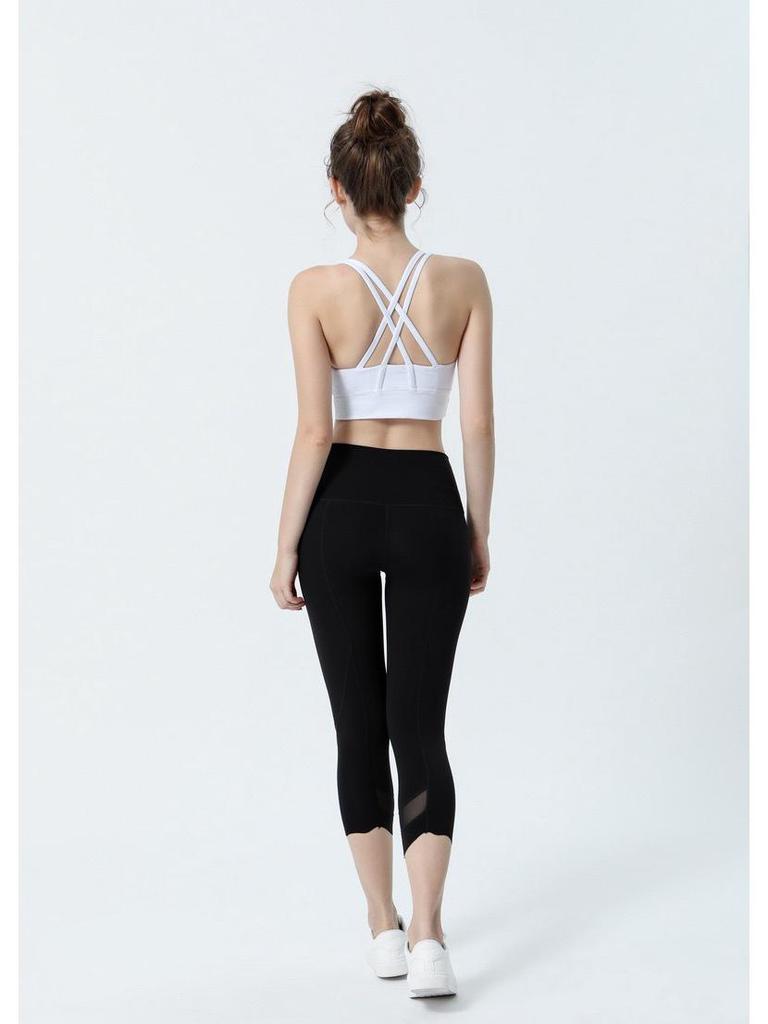 Women's Cross Back Shockproof Yoga Sports Bra - Breathable Summer Camisole