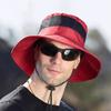 Rainproof sun hat men and women sun hat bucket hat fashion versatile anti-ultraviolet camping fishing fisherman hat men