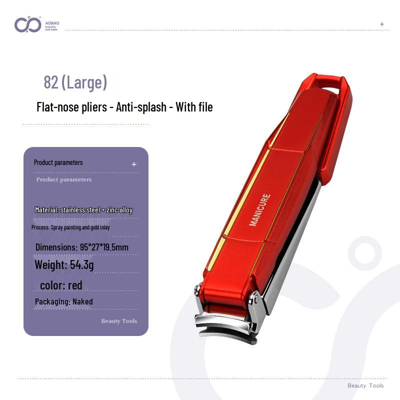 Nail Clippers & File Set: Scissors & Manicure Tools