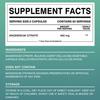 Magnesium citrate capsules, 400mg, magnesium supplement, adult dietary supplement, nutritional supplement.