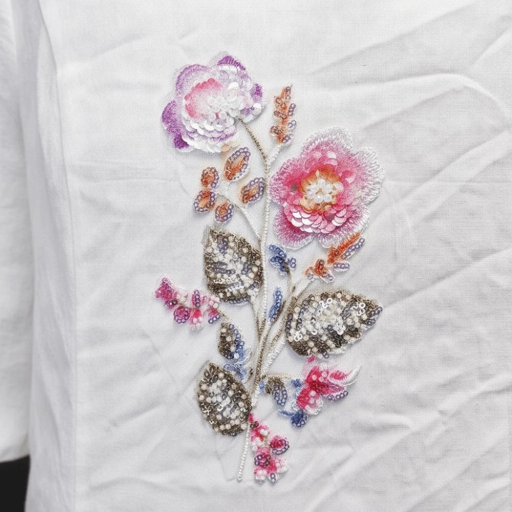 Sew on Embroidery Lace Parches Large Flower Flower Appliques  Wedding Dresses
