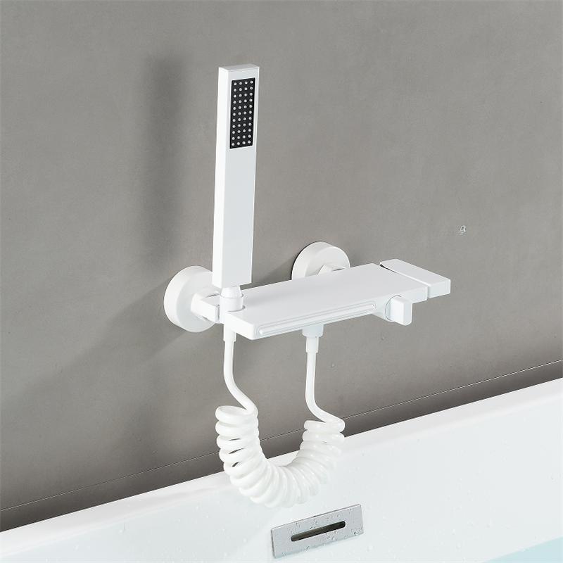 Серый комплект для душа для ванной, горячая и холодная вода, черный смеситель для душа для ванной комнаты, хромированный комплект для душа со скользящей штангой из латуни