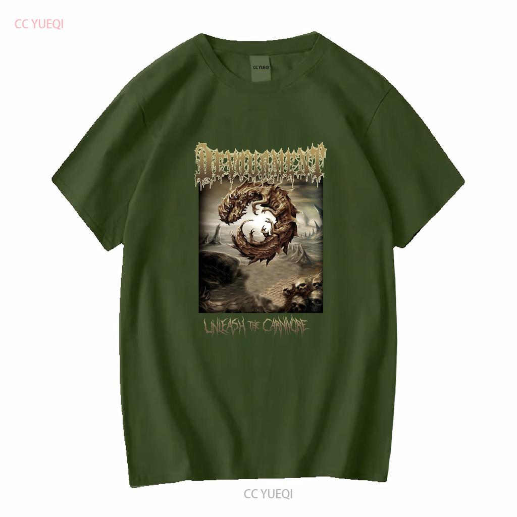 Devourment Unleash The Carnivore Футболка Черная Мужская S до 3XL PM904 винтажная Стиранная мужская Дышащая Универсальная Мягкая Унисекс Повседневная
