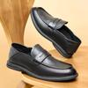 Модные новые мужские офисные деловые туфли с износостойкой подошвой, мокасины, высококачественная обувь из натуральной кожи для мужчин