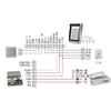 5YOA Electric Drop Bolt Lock Security for Fully Frame Less Glass Door Electronic   Access Control System Kit