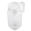 Acrylic Transparent Bottle Striped Water Ice Cold Jug with Lid for Bar Home Cold Water Bottle Jug Bottle 500ml -1800ml