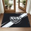 VfB Stuttgart Design Crystal Velvet Rug Soft Decorative Mat for Bedroom Entrance