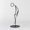 Современный минималистский креативный металлический проволочный персонаж украшения модель комнаты стойка регистрации отеля модное искусство абстрактные украшения