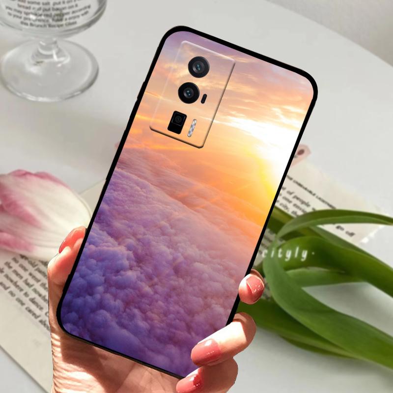Для Xiaomi Poco F5 5G / F5Pro Чехол Силиконовый Ударопрочный Мягкий ТПУ Чехол для Телефона для POCO F5 Pro Capas Funda на PocoF5 Роскошный Coque