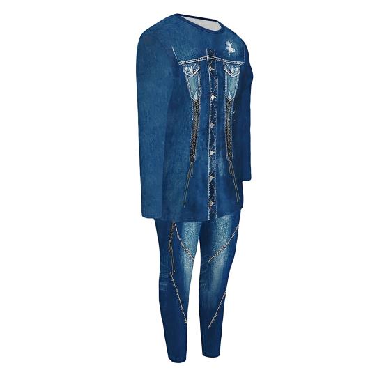 Женский комплект из двух предметов: топ с длинными рукавами, облегающие леггинсы и брюки, сексуальный спортивный костюм для вечеринок и клубов.