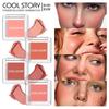 4 Shades of Pink Velvet Blush Set Coolstory Matte Natural Brightening Embellish Gas Pigmentation Nude Makeup Rouge Palette