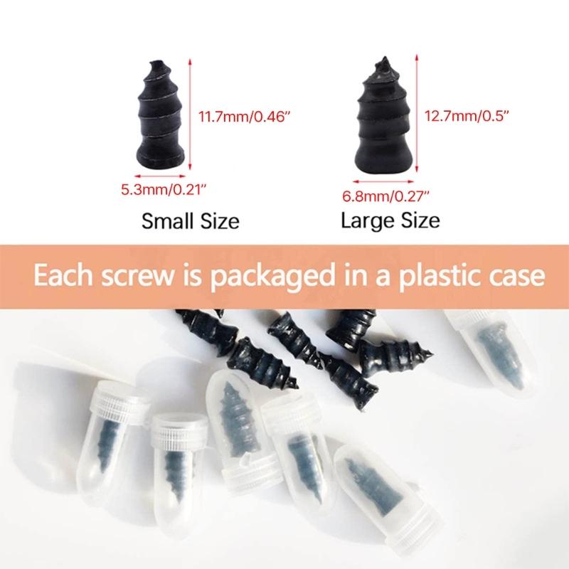 10 Pcs Self-Service Tire Repair Nails Vacuum Tire Repair Rubber Nails Fast Tool