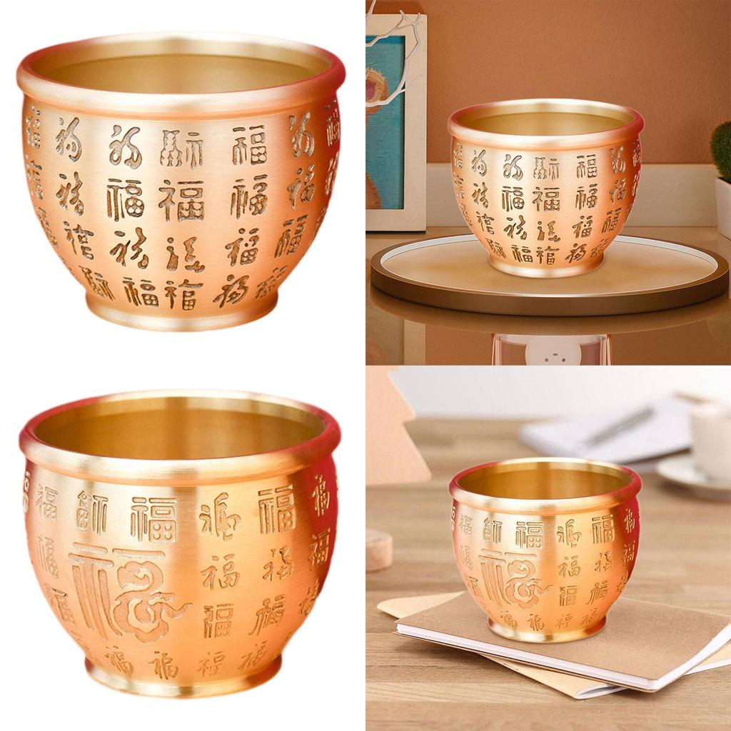 Чаша сокровищ Фэн-шуй Высота 7,4 см Фигурка процветания для новоселья