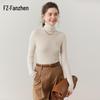 Fanzhen Women's Cashmere Turtleneck Sweater