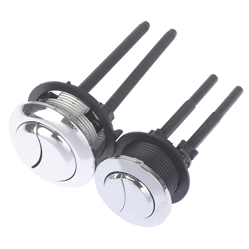1Pc Dual Flush Toilet Tank Button Round Shape Toilet Push Dual Flush Buttons