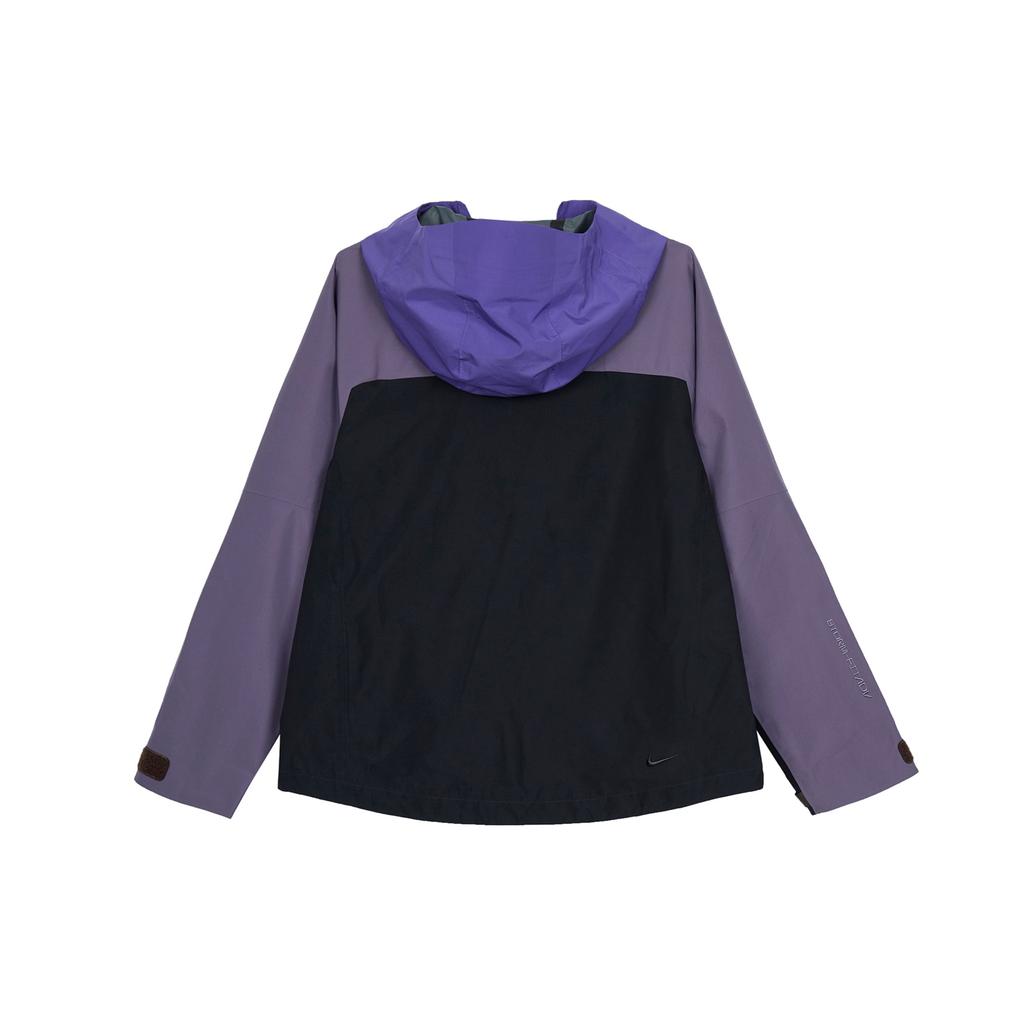 Nike Storm-Fit Colorblock Водонепроницаемая ветрозащитная куртка с капюшоном на полумолнии Женская куртка Фиолетовый DN3913-579
