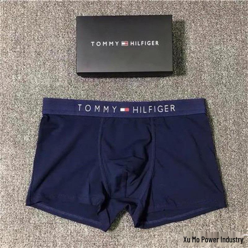 Мужские хлопковые боксеры Tommy со средней посадкой - Бесплатная доставка