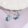 1Pair Trendy Women Elegant Gift Opal Cat Earrings Jewelry Hook Ear Stud Drop Dangle