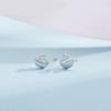 Little Swan Stud Earrings Female Minimalist Temperament Mini Glossy Earrings Korean Version Niche Design Jewelry
