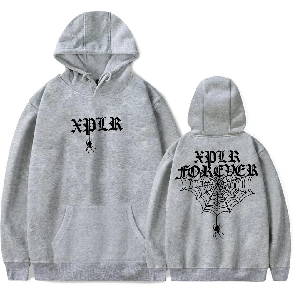 XPLR Hell Week Spider Merch Hoodies Winter Men Women Hooded Streetwear Long Sleeve Pullover Clothing Sweatshirt Cotton Warm Tops