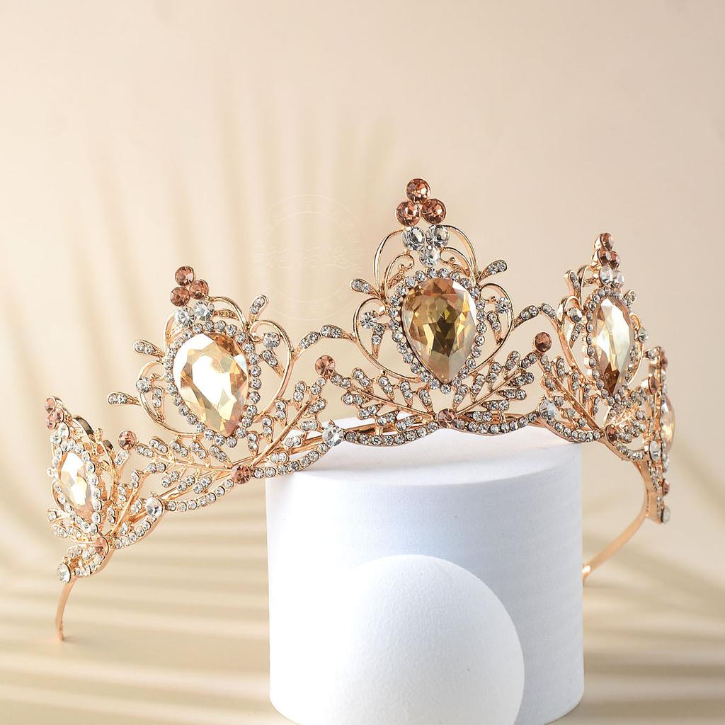 Свадебная корона из сплава в стиле ретро, антикварные свадебные аксессуары для волос