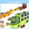 T Rex Toys Track Playset Alloy Vehicles Dinosaur Figures Children Gift Festival