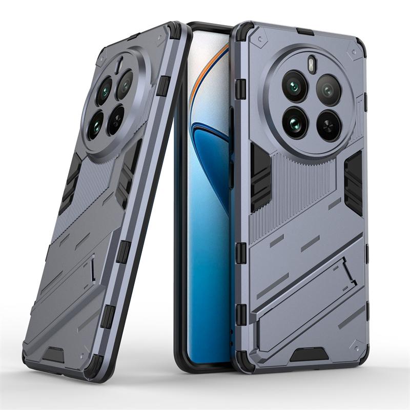 Для Realme 12 Pro Plus 5G чехол Kickstand Armor задняя крышка для Oppo Realmi 12 Pro+ 5G 2024 магнитный держатель противоударный чехол