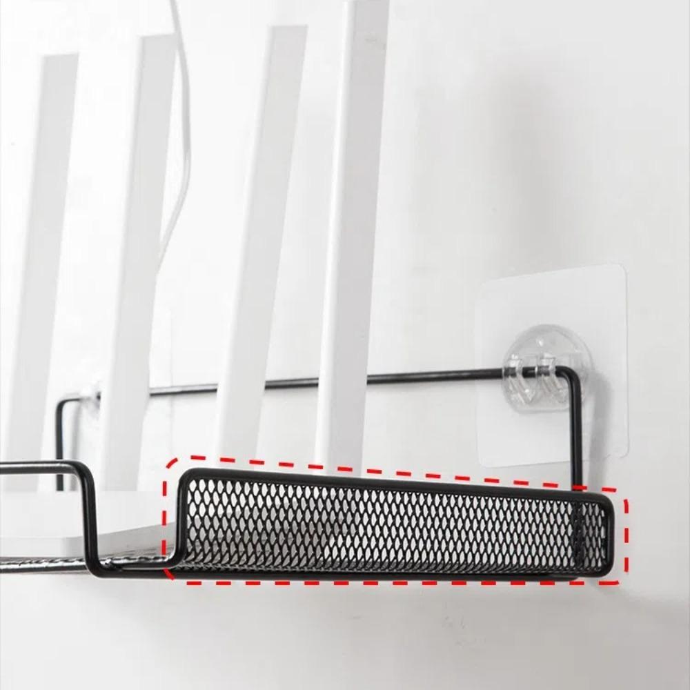 Stainless Steel Floating Wall Shelves Wall-Mounted Storage Rack New Hanging Router Shelves Home