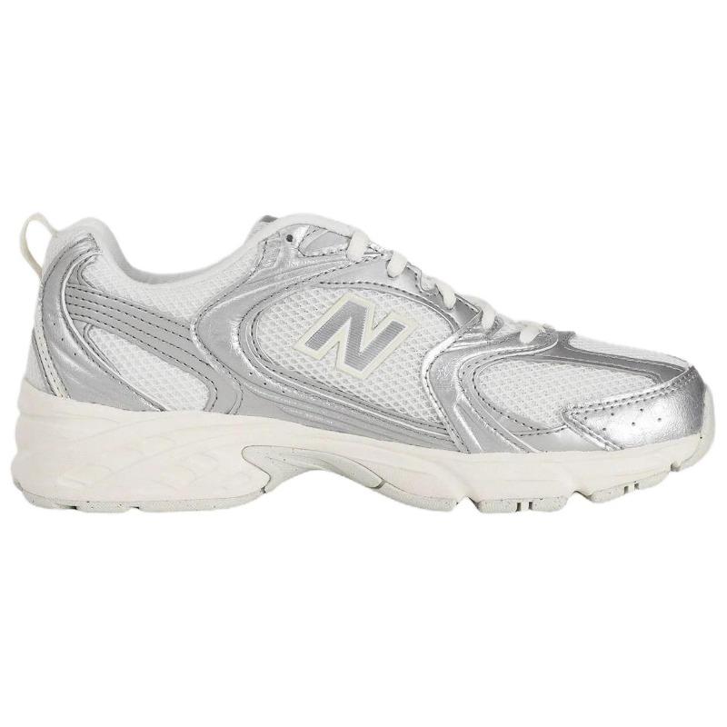 New Balance 530 Унисекс Серебристо-белые Низкие Беговые Кроссовки U5303IR