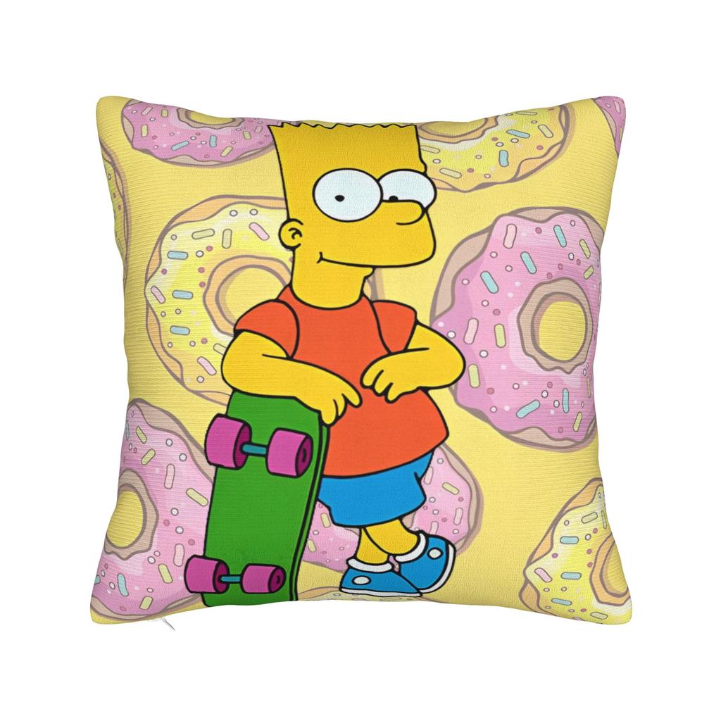 Декоративные наволочки S-Симпсоны Семья Аниме Аксессуары Автомобильная Подушка-плед Чехол Квадратный Стиль Разные Размеры