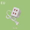 5.1A Fast Charging USB C Charger PD 4 Ports Wall Socket Mobile Phone Type C Charger Adapter Power Strip for iPhone 16 Samsung