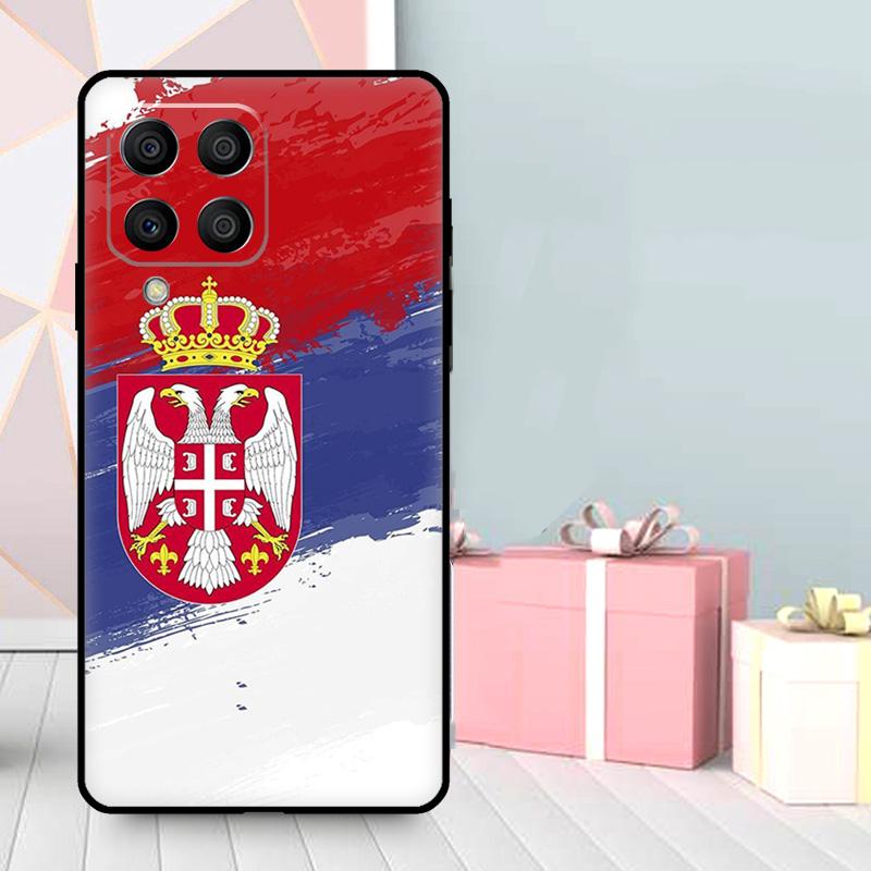 Флаг Сербии Сербский Чехол Для Samsung Galaxy M56 M52 M32 M53 M16 M11 M21 M31 M35 M12 M13 M14 M15 M36 M55 M34 M54
