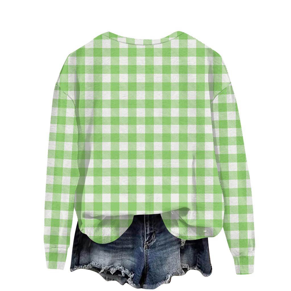 Women's Fashion Casual Long Sleeve Loose Printed Sweatshirt