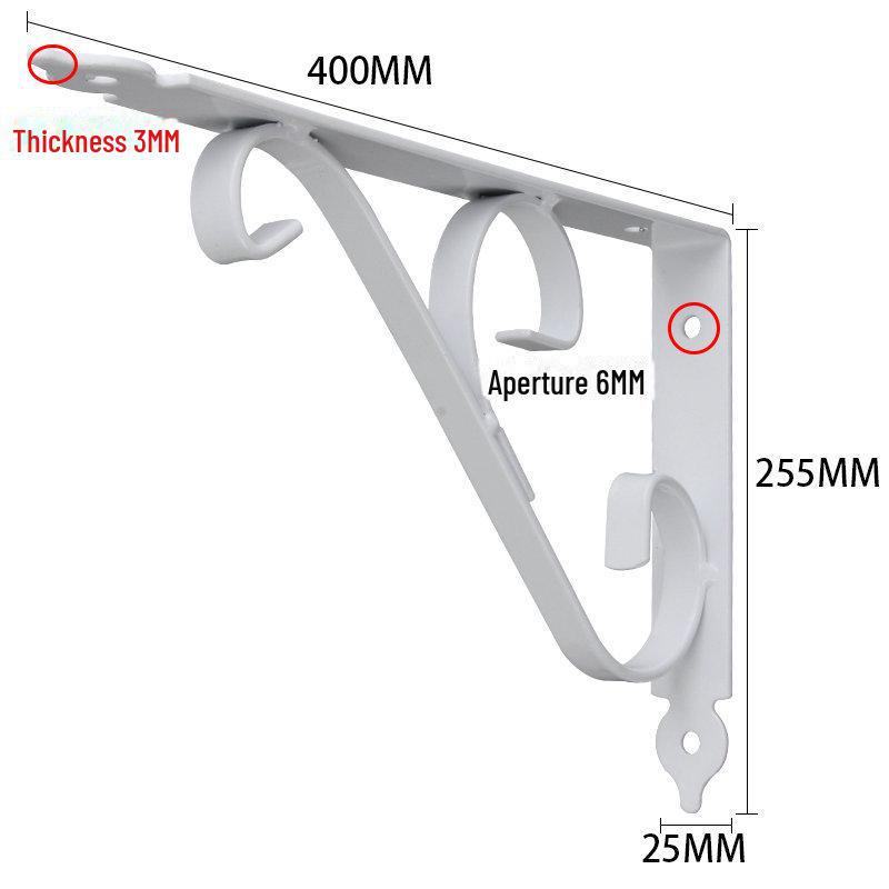 Утолщенный железный треугольный кронштейн для мраморной столешницы