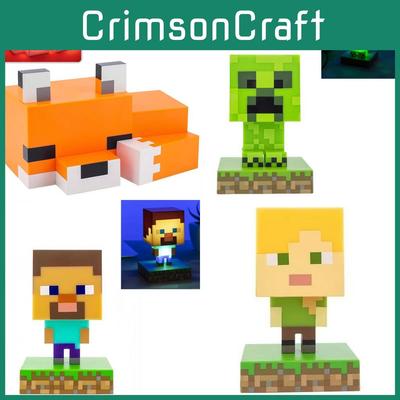 3D ночник Minecraft из пластика, подарок на день рождения для детей