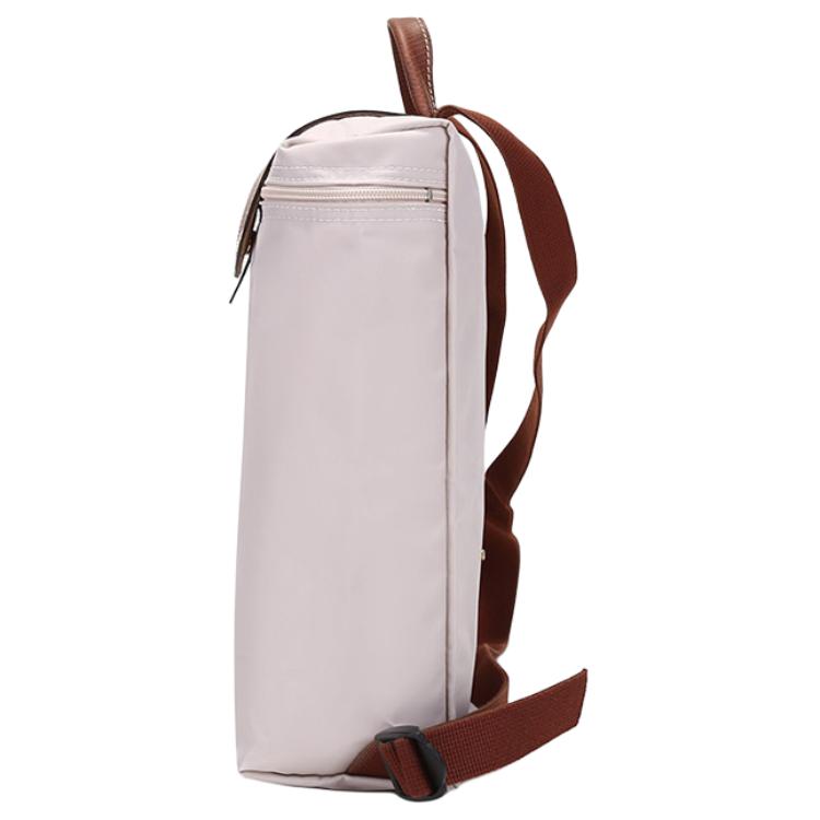 Longchamp Складной кожаный рюкзак Le Pliage 26 на молнии Женский рюкзак Цвет бумаги 1699089555