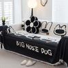 Cartoon Pattern Sofa Towel Chenille Anti-Scratching Sofa Cushion Light Luxury High-Grade Sofa Cover Cloth Sofa Cover